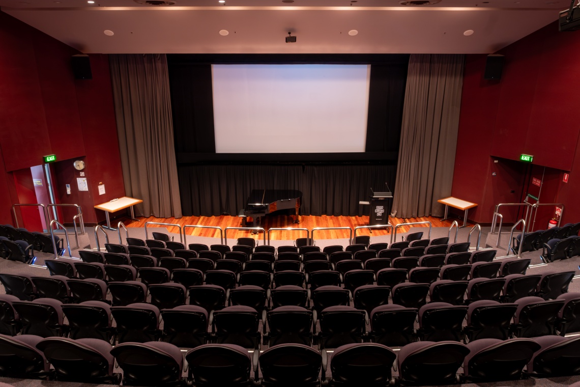 State Library Theatre with piano