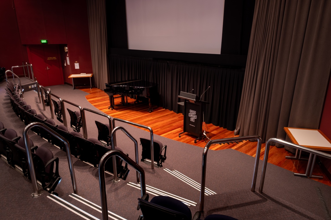 State Library Theatre with piano