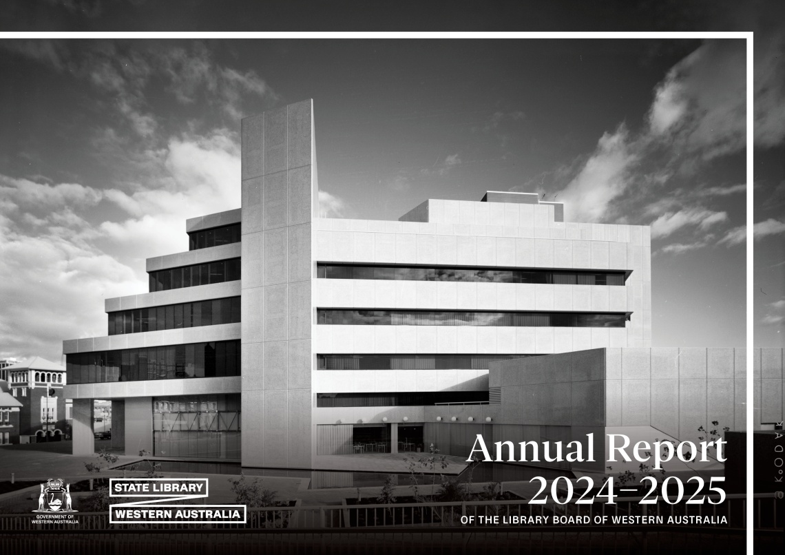 Cover of the annual report 2024-25 which link to the accessible document