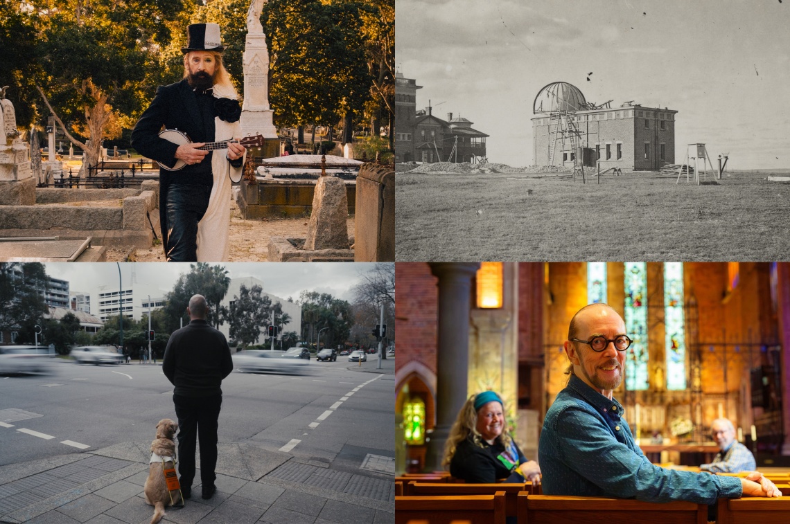 stills from four different documentaries