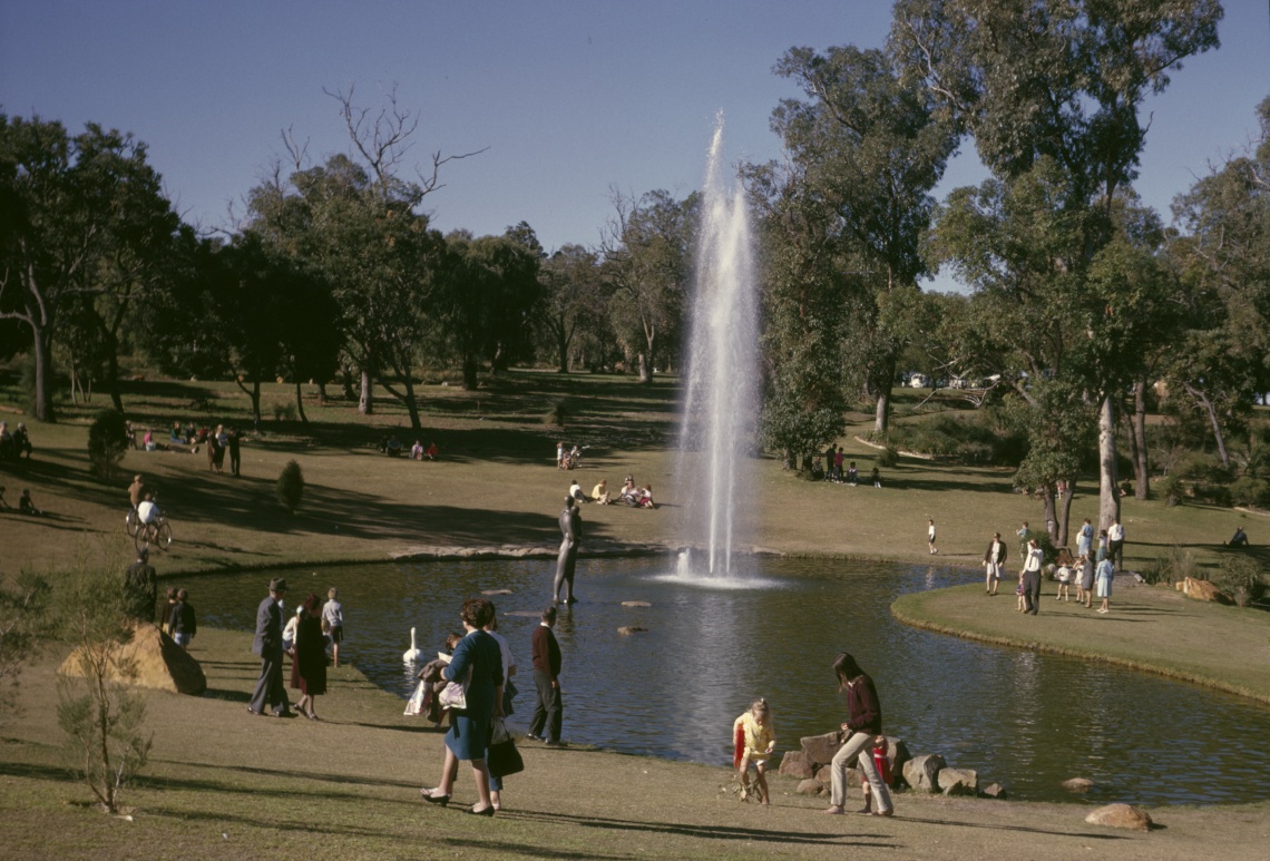 Pioneer Womens Memorial Fountain Kings Park Western Australia ca 1968