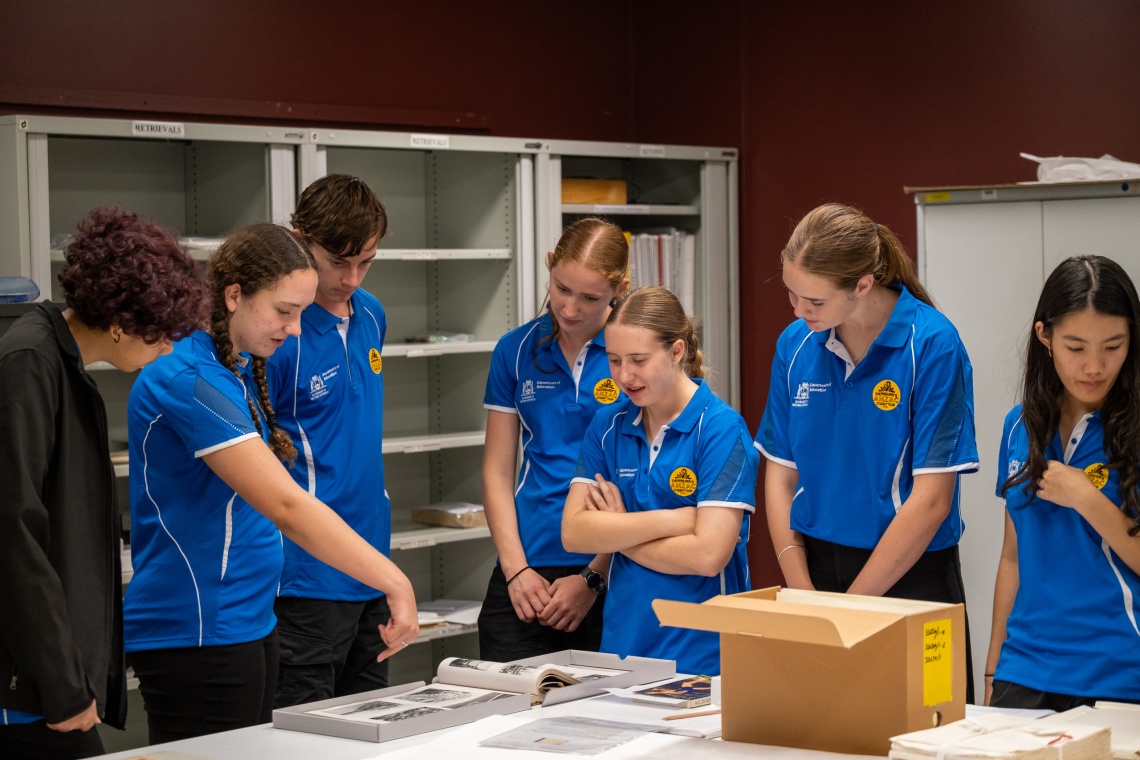 Students on excursion