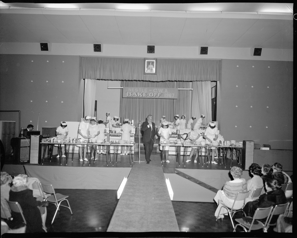 John Juan comperes the Nestles-CWA Bake-off 1967