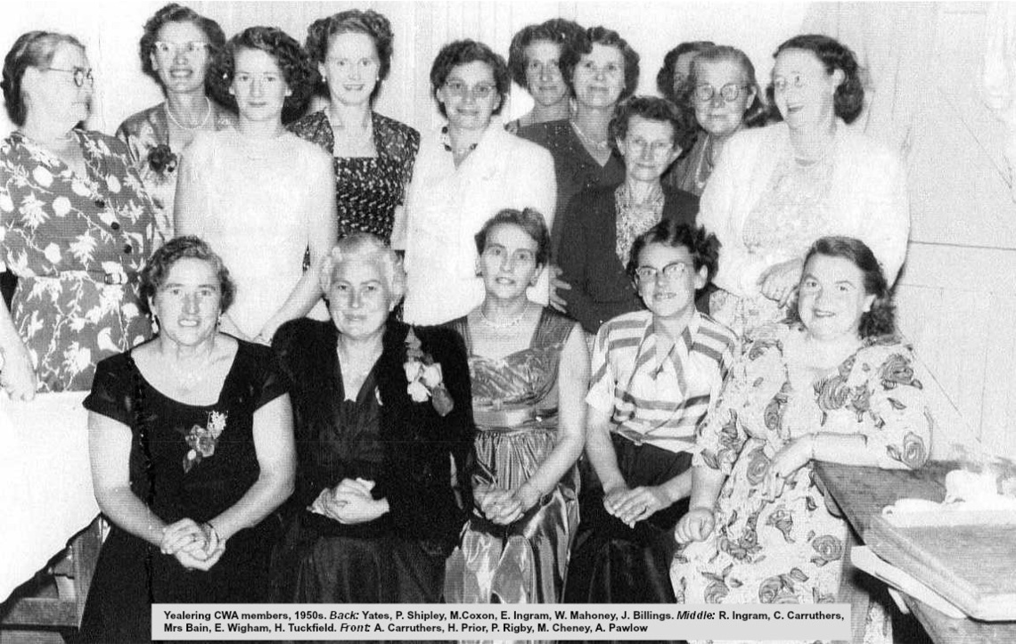 Yearling CWA members 1950s
