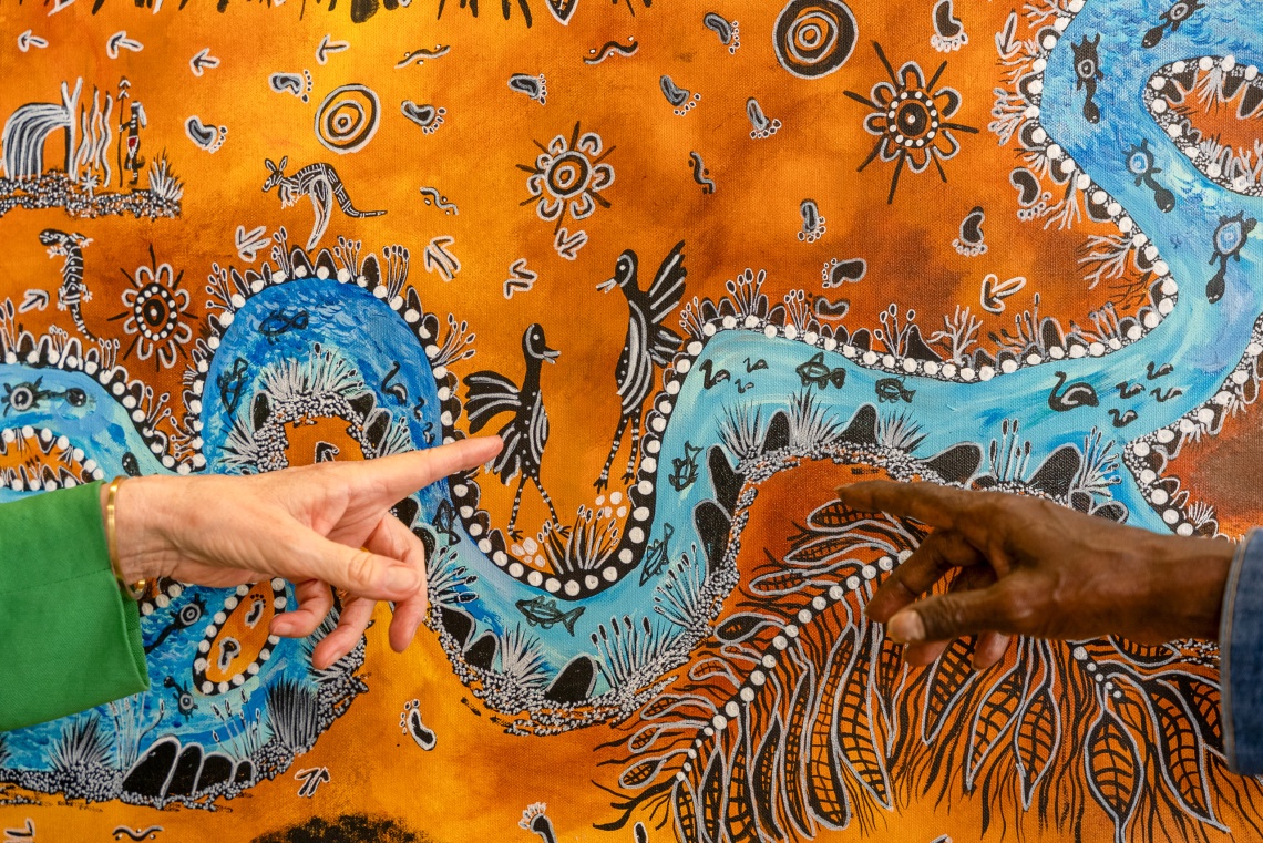 My Boodja My Turtle Dreaming artwork by Joanne Parfitt 