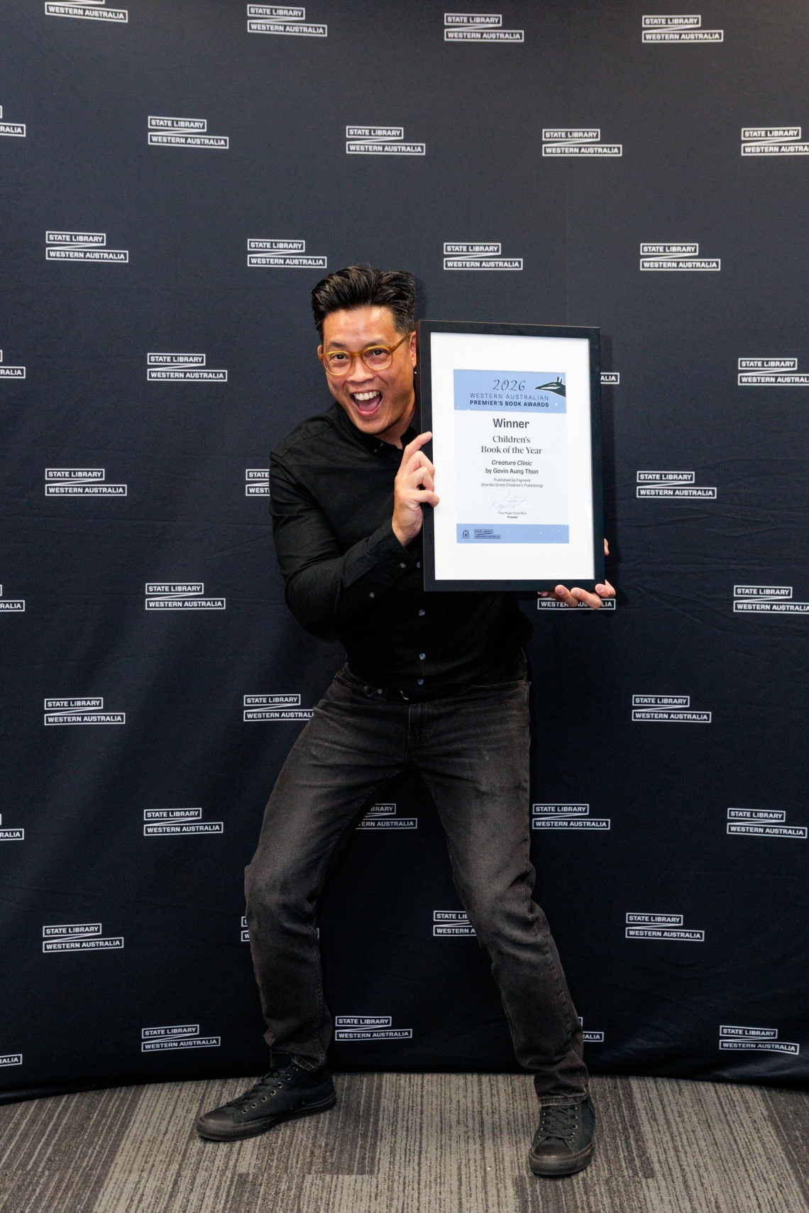 Winner of Childrens Book of the Year - Creature Clinic by Gavin Aung Than