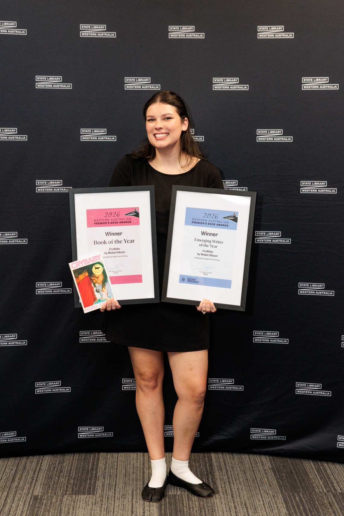 Winner Book of the Year and Emerging Writer of the Year - CryBaby by Mabel Gibson 