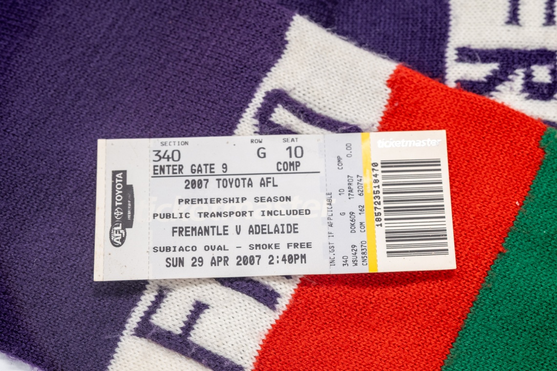 Fremantle Dockers AFL ephemera collection
