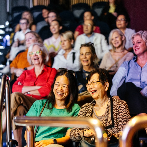 Wimmins Work Showcase and Launch crowd