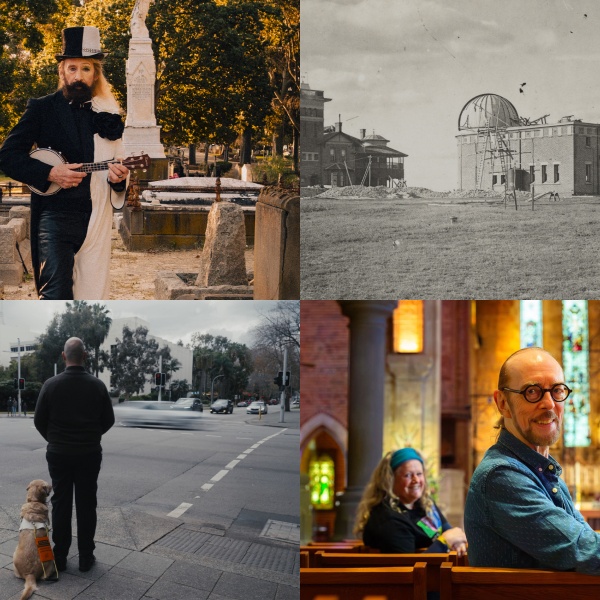 stills from four different documentaries