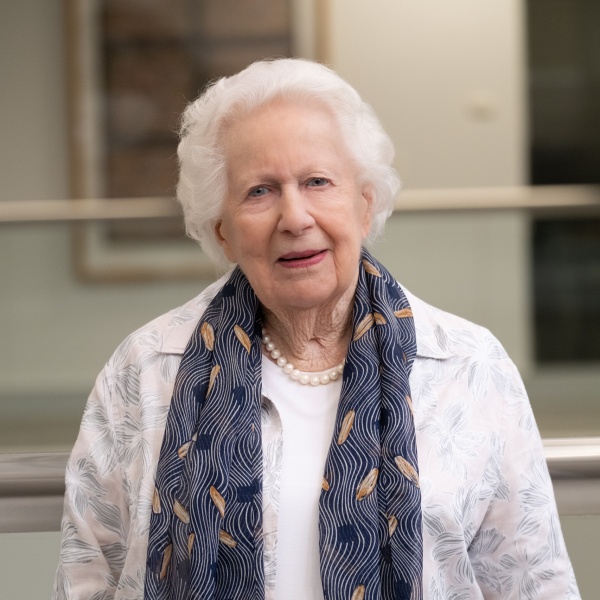 Margaret Medcalf OAM visiting the State Library 2026