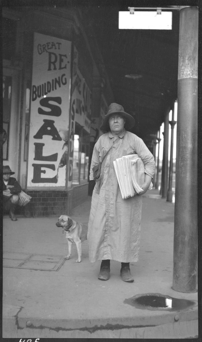 Paper lady Katie 1923