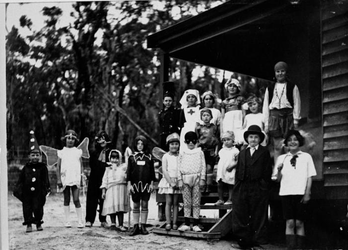 Children in fancy dress costumes