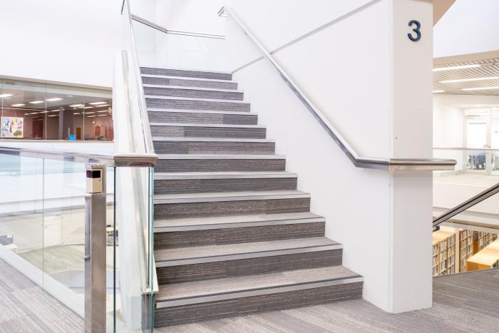 The staircase to the Great Southern Room