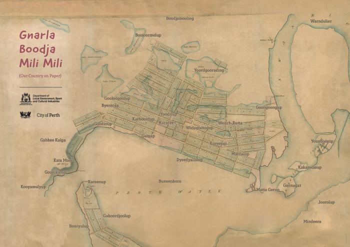 Gnarla Boodja Mili Mili Our Country on Paper interactive map