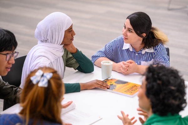 English Conversation session at the State Library