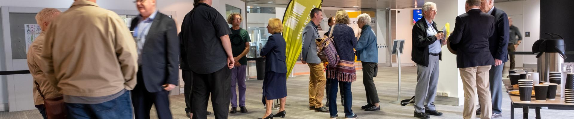 Theatre Foyer with people
