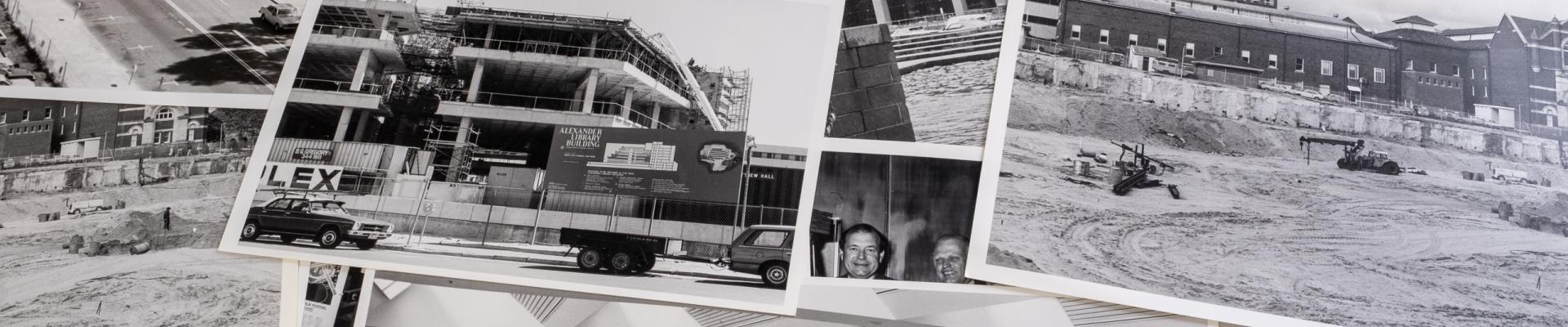Pile of State Library photo prints from c1982