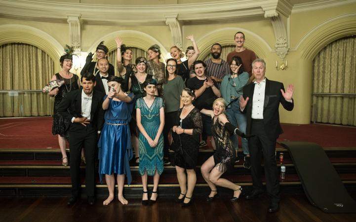 Cast and crew of Murder on the Dancefloor