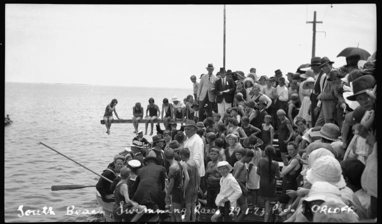 South beach Childrens Day Competitors spectators and officials 1923