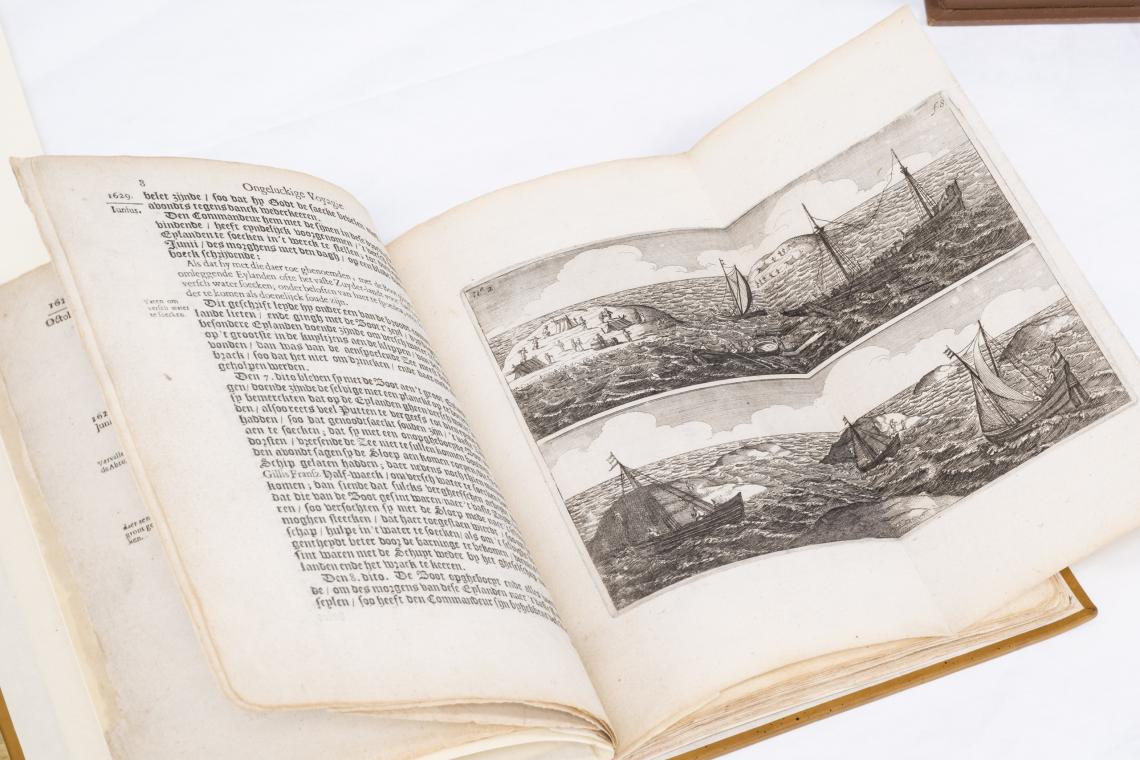photo of a page in the Batavia journal of Francisco Pelsaert