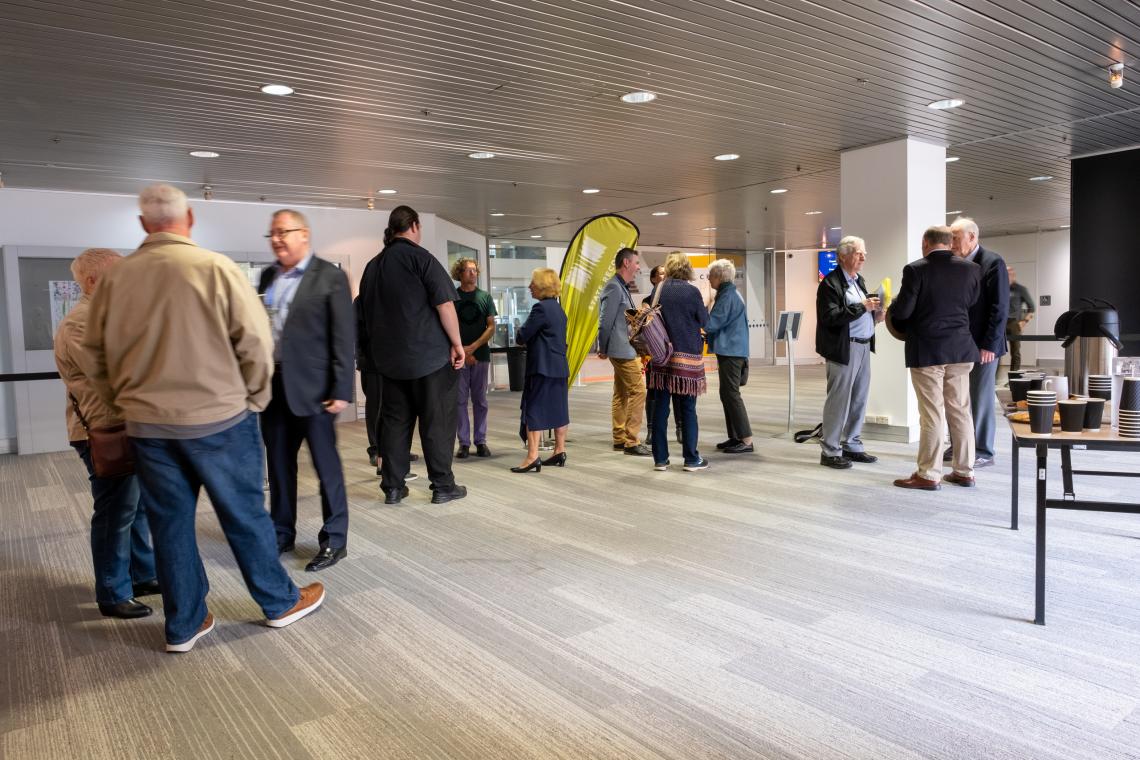 Theatre Foyer with people
