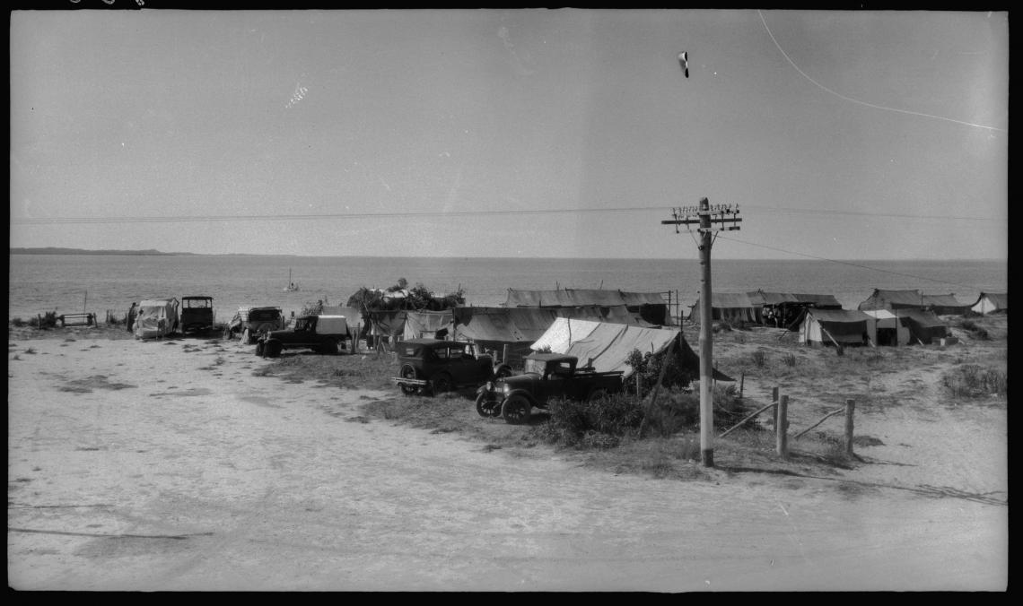 Rockingham Beach camping ground Christmas