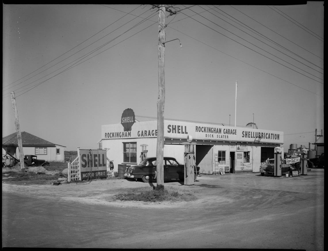 Rockingham Garage 1955