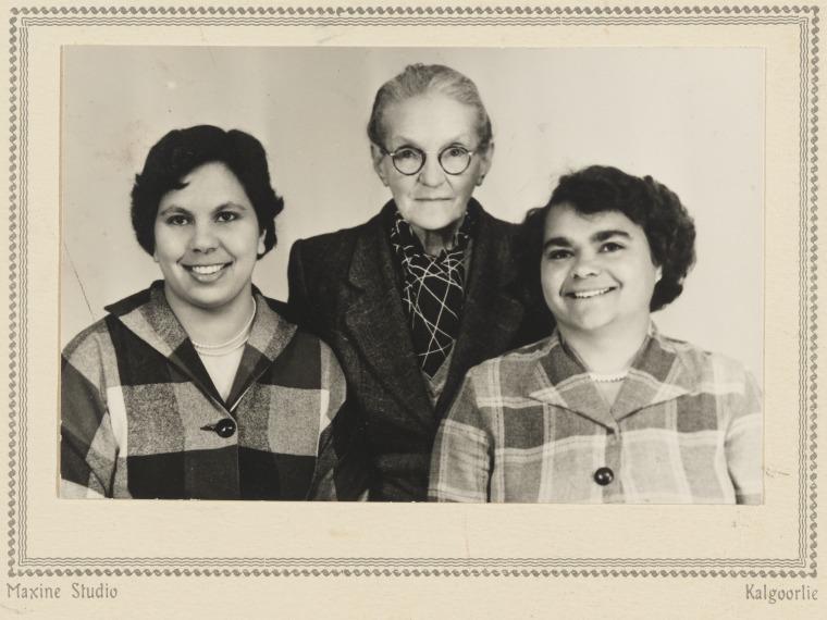Sadie Corner Mary Bennett and Gladys Vincent 1955 
