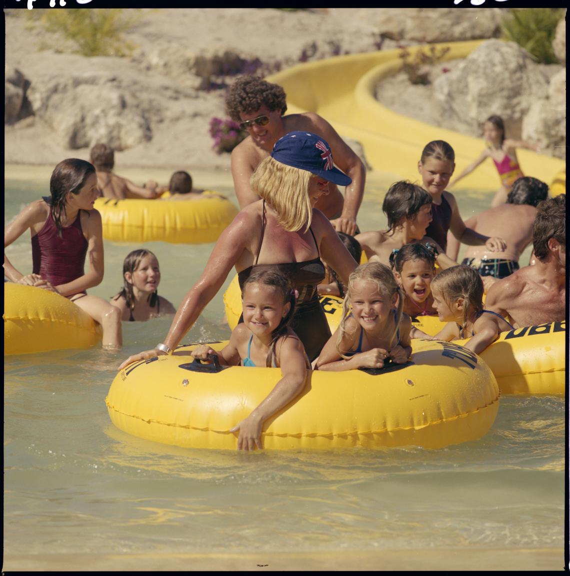 Water slide and pool at Atlantis Marine Park Two Rocks 1984