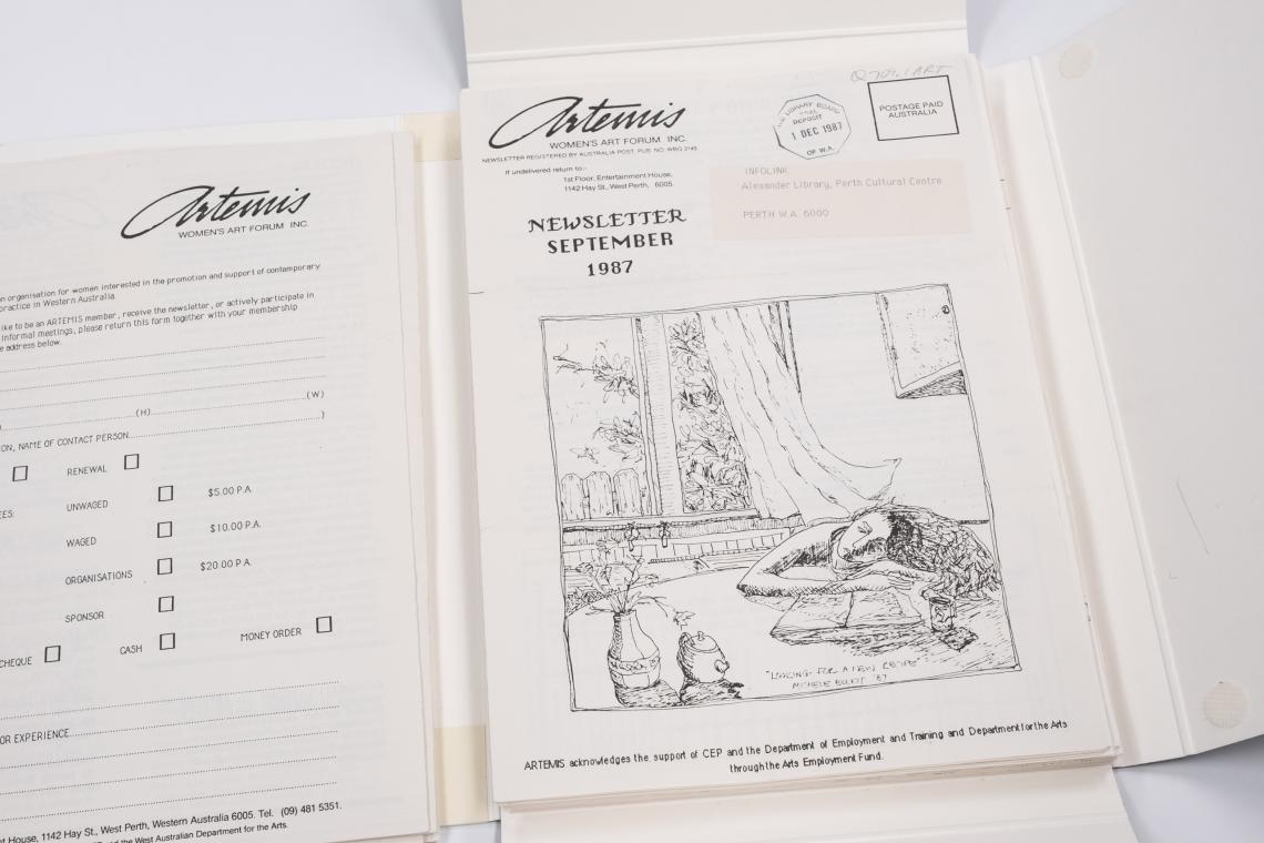 Artemis newsletter September 1987