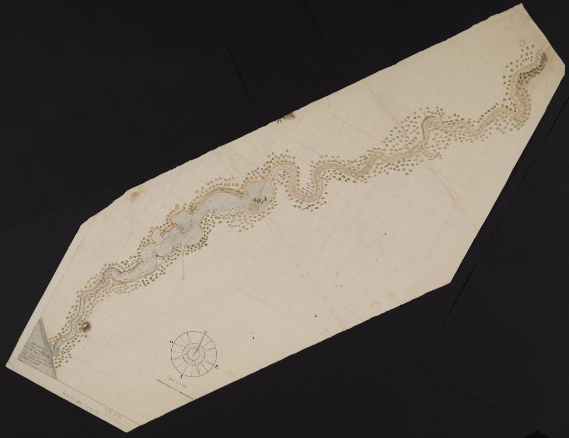 Chart of the Swan River by Francois-Antoine Boniface Heirisson 1801