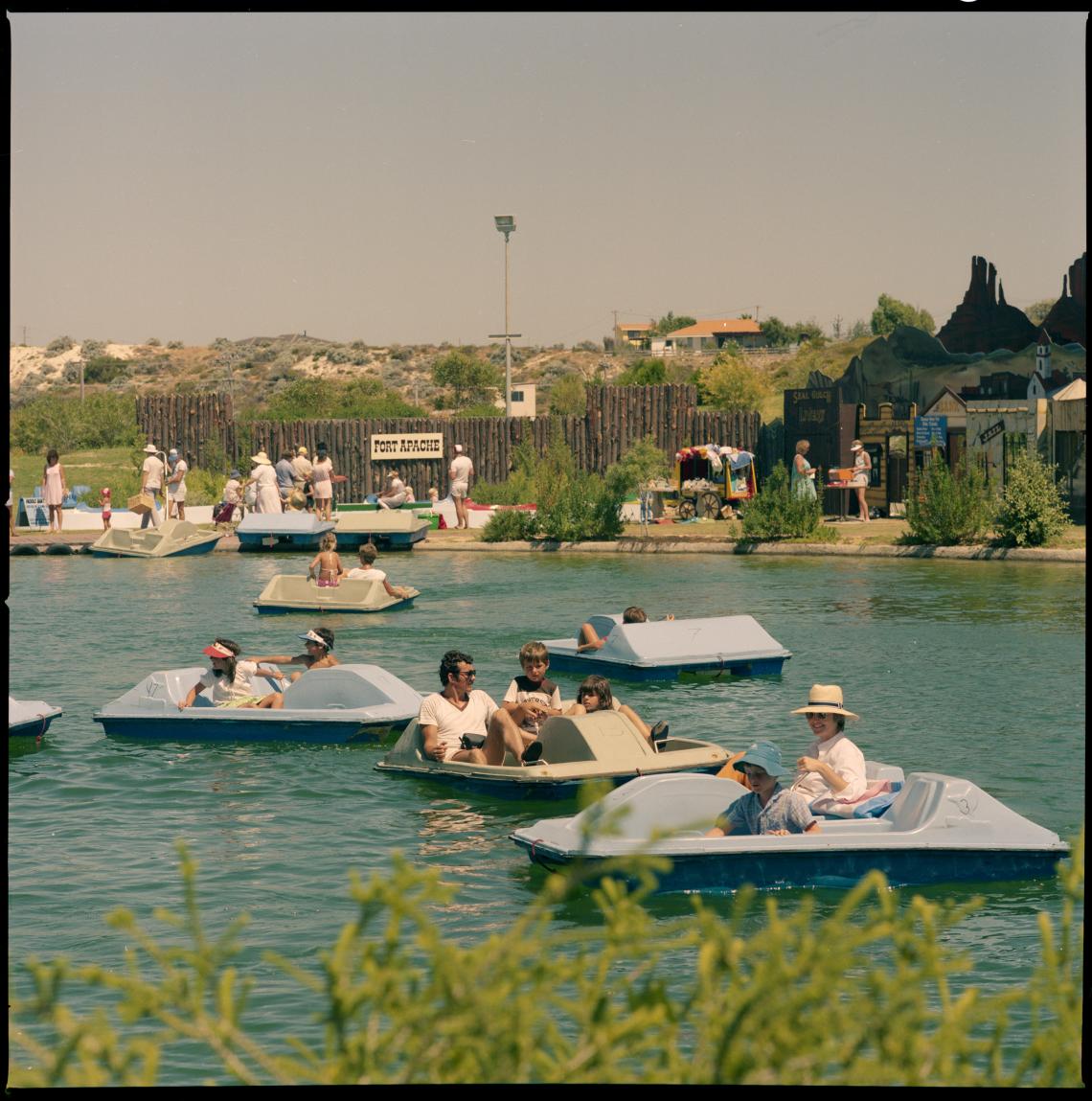 389390PD Bumper boats at Atlantis Marine Park Two Rocks 1984