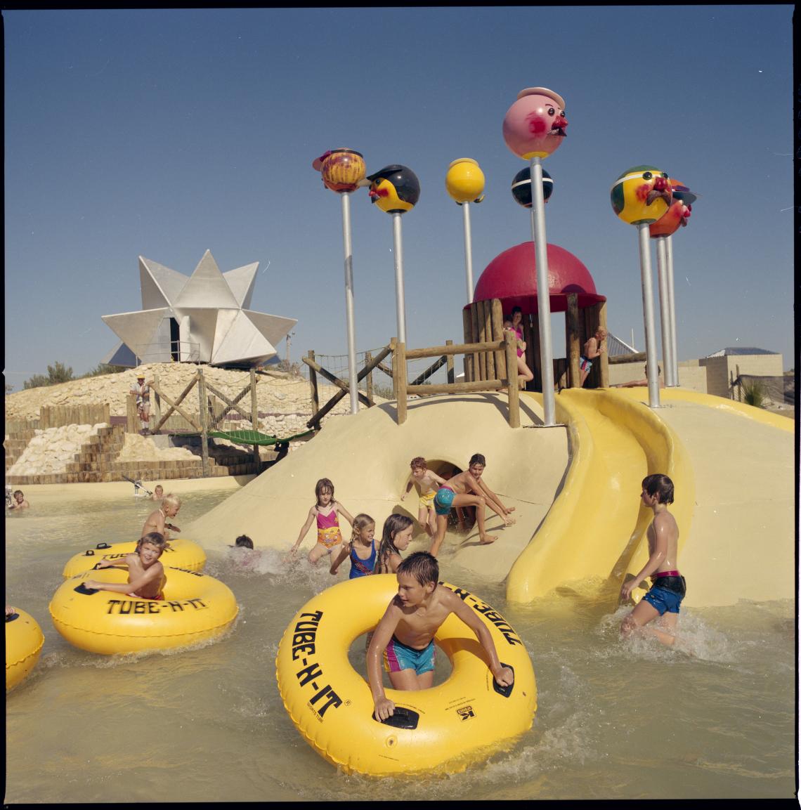 Water slide and pool at Atlantis Marine Park Two Rocks 1984