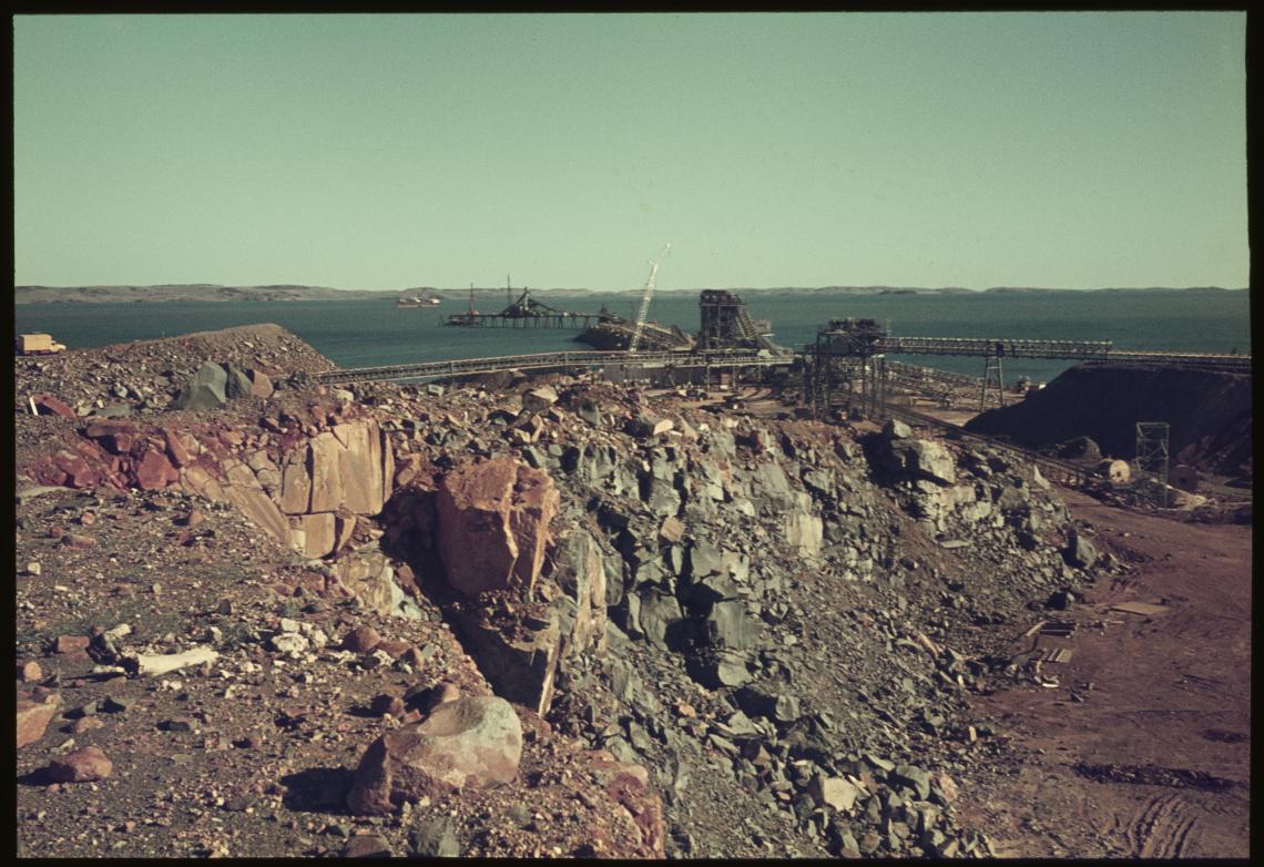 Construction of Dampier Port Western Australia 1966