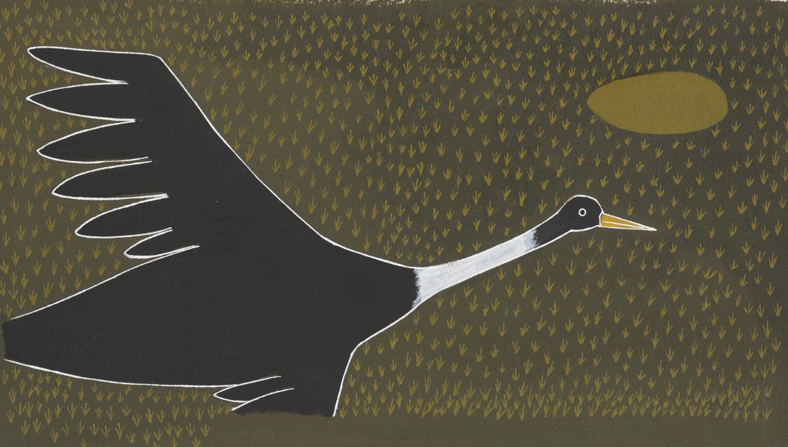 Little Birds Day illustration Johnny Malibirr caption I journey with Dusk Pages 21-22