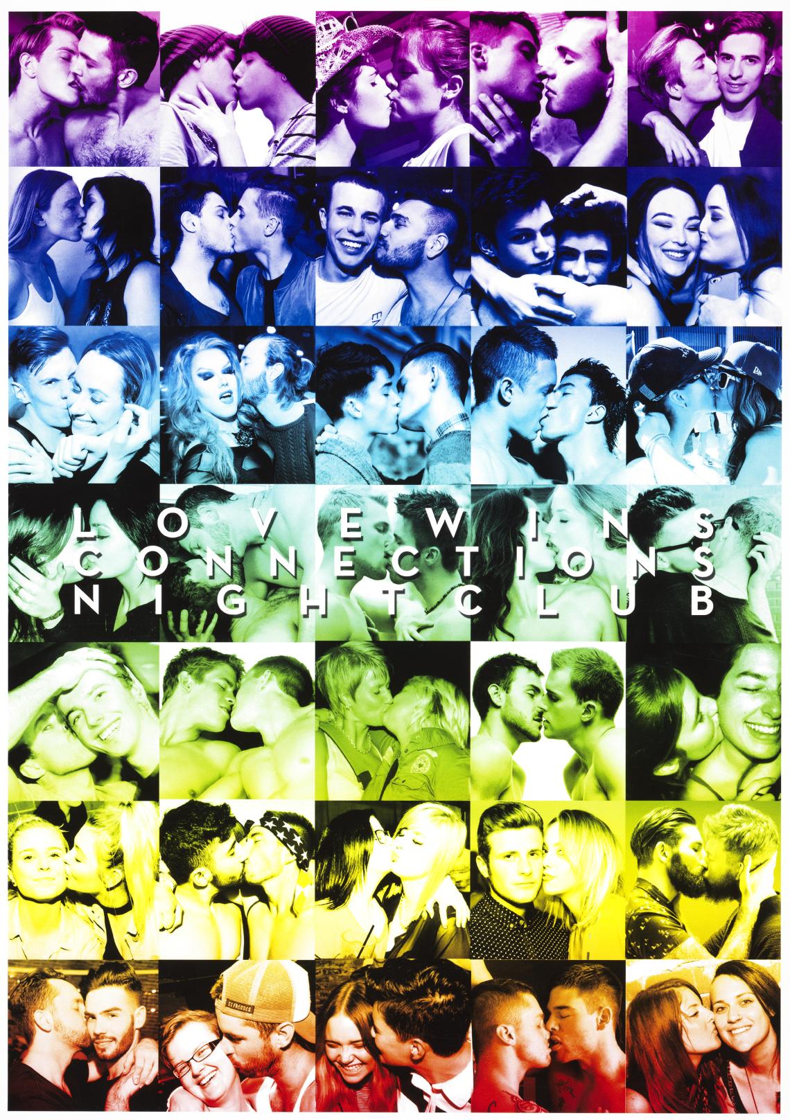 Love Wins Connections Night Club promotional material