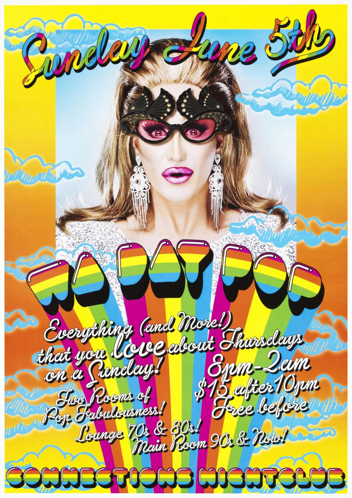 WA Day Pop Connections Nightclub poster