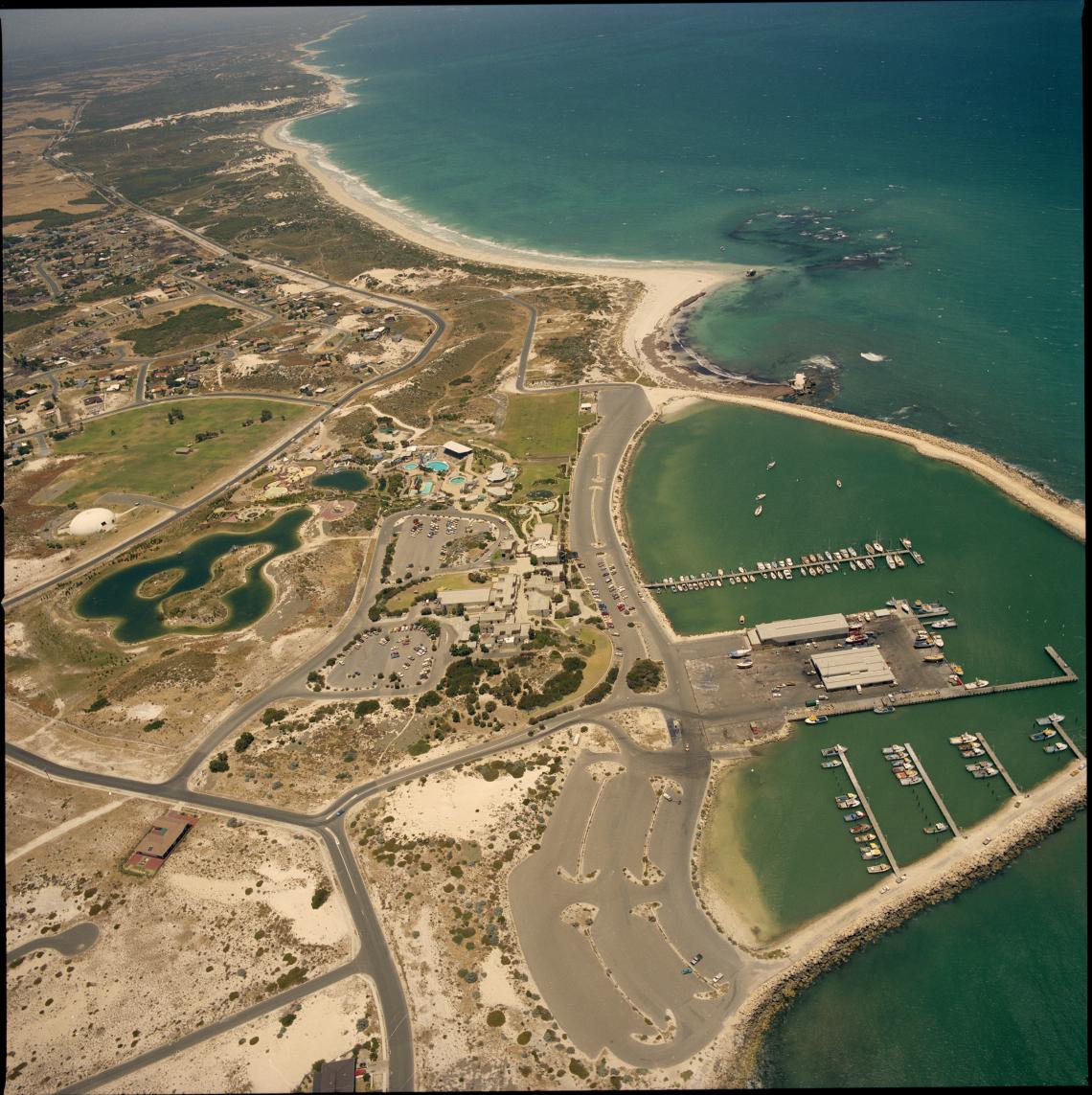 Atlantis Marine Park centre Two Rocks and the Two Rocks Marina 1984