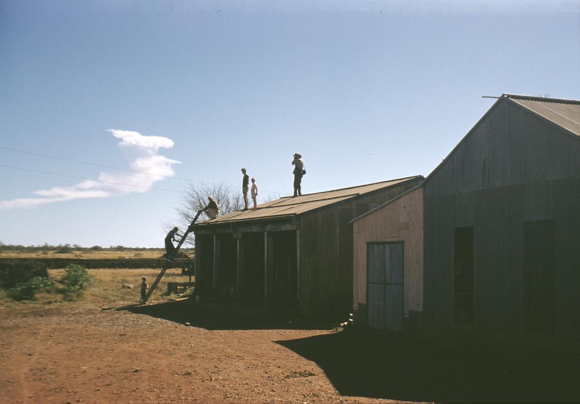Operation Mosaic atomic bomb testing at Montebello Islands viewed from Mardi Station Western Australia 1956
