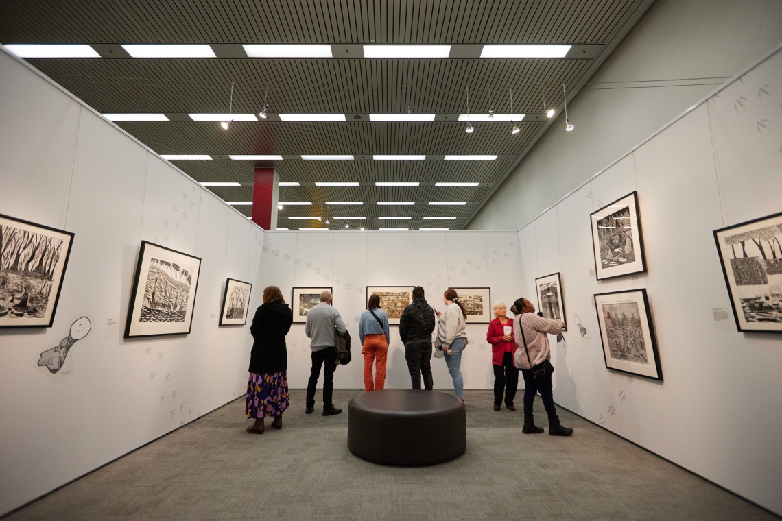 Laurel Nannup What Road Are you Going to Take exhibition 