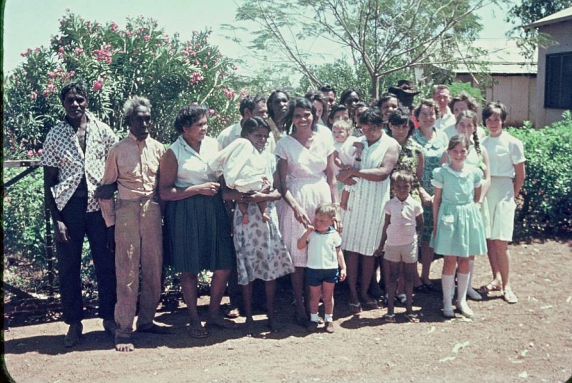 Family standing together