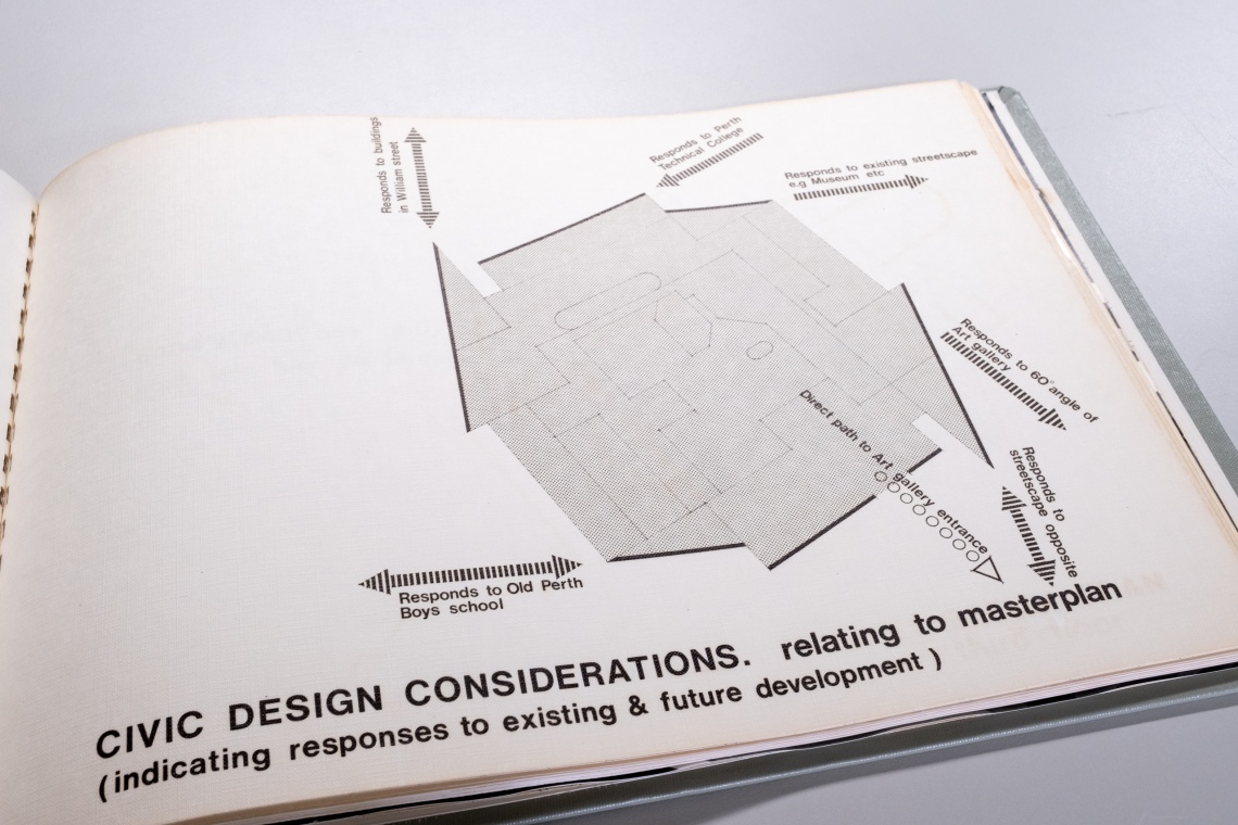 State Library building submission 1978